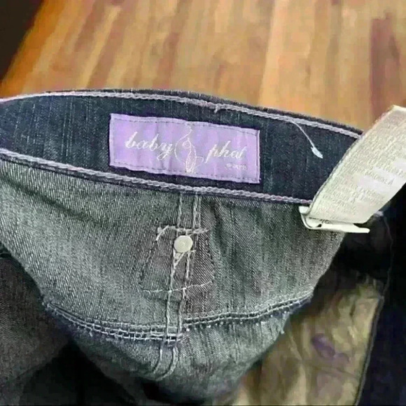 Women’s Baby Phat Stretch Crop capri cropped Jeans Size 20 NWT OP$64 - Picture 8 of 10